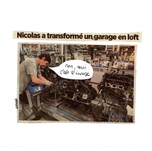 nicolas a transforme un garage en loft